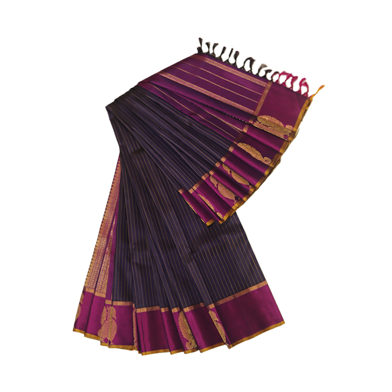 Brinjal Purple Kancheevaram