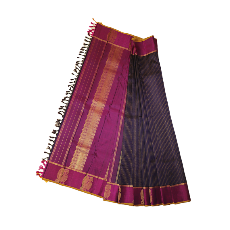 Brinjal Purple Kancheevaram