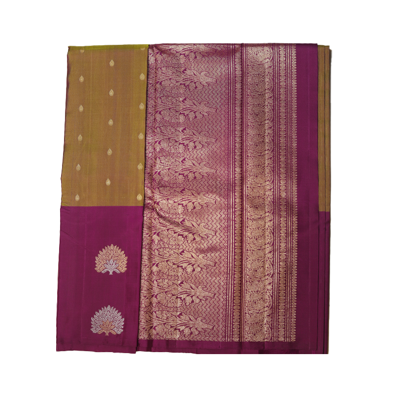 Mehendi green softsilk