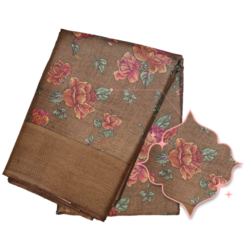 Brown tussersilk