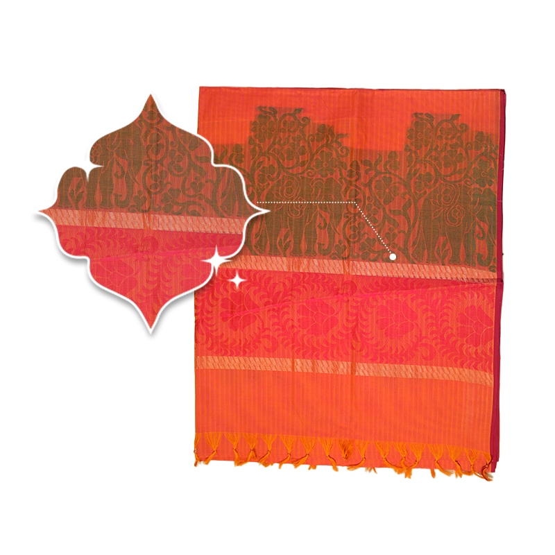 Orange cotton