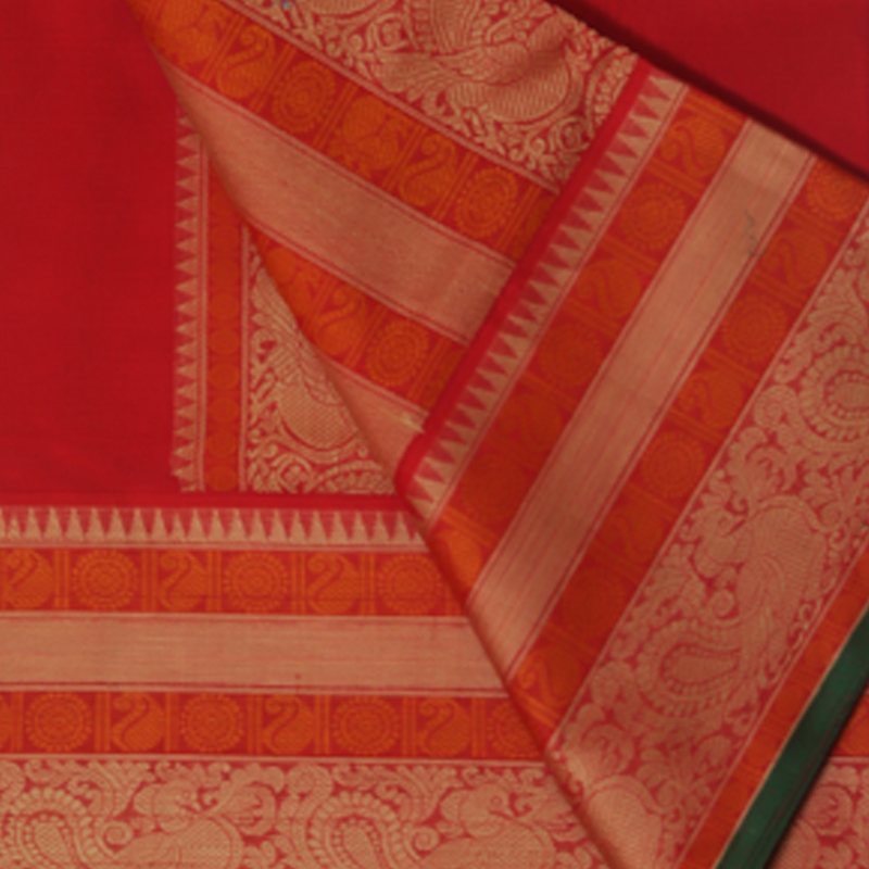 Red Kanchipuram
